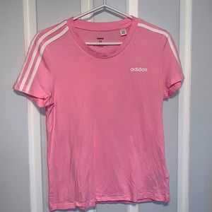 Pink adidas shirt